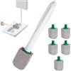 Zhliuqo 5 Pezzi Pietra Pomice Per WC Con 1 Manico Riutilizzabile - Pulizia Pietra | Detergente Con 1 Manico, PietraPer La Pulizia Della Toilette, Pumice Stone PerPulizia Profonda Di Toilette, Bagno, Cucina
