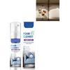 XUSHAOLUN Potente detergente in schiuma per tessuti di divani, spray versatile per la pulizia a secco, ad asciugatura rapida, senza risciacquo, ideale per la pulizia quotidiana di divani, tappeti, materassi