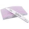 BellaLine 25 pezzi Lima per unghie Zebra Lima Moon 100/180 grit - BellaLine - File grossolana/morbida - Alta qualità - Professionale - Lime per unghie - Luna - Gel Unghie - Cura delle unghie - Banana - Unghie