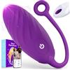 Cacuola AI Sync Vibratoreper Donna Ovetto Vibrante Donna Telecomando, Punto G Squirting Vibratore Sex Toys, Con 10 Potenti Modalità Vibrazione, Adatto Sexytoysys Donna Coppia Treno Palline di Kegel Sex Toy