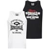 Lonsdale Herren Singlet Schmale Passform Doppelpack Biggin Polo Uomo