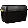 Cristalray Strata Heavy Duty - Contenitore con ruote, 175 litri, 94 x 52 x 56 cm, colore: Nero