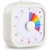 Wyngee Timer Visivo da 60 Min per Bambini, Wyngee Conto a Rovescia Silenzioso Orologio Colorato Sveglia LED Timer Visivo Silenzioso senza Ticchettio Strumento Gestione Tempo per Cucina, Scuola, Ufficio