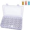 Miayical 60 Slots Scatola con Scomparti,Organizer per Diamond Painting Accessori,Scatola di Accessori per Diamond Painting per Conservare Perline,Anelli,Charms,Glitter Strass,Gioielli