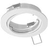 ledscom.de Cornice da incasso a soffitto FERE, rotonda, orientabile, bianco opaco