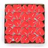 Binnan Confezione di 50pcs Candele a Forma di Cuore, Candeline Non profumate, Ideale per Matrimoni o Anniversari