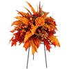 Generic Composizione floreale autunnale, fiori artificiali autunnali, pali da | Design floreale autunnale, fiori artificiali per esterni, pali da giardino da 40 cm, per il raccolto del Ringraziamento