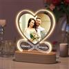 Rainsar Lampada Personalizzata, Cornice Con Foto Personalizzata, Regalo Di Anniversario Per Lui E Lei, Idea Regalo