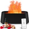 Retoo Diffusore di Aromi Effetto Fiamma 250ml - Umidificatore ad Ultrasuoni per Oli Essenziali con 14 Colori LED, Timer & Telecomando - Diffusore per Aromaterapia e Profumo d'Ambiente per Casa