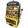 Glac Store Slot Machine Las Vegas, Salvadanaio con Luci Jackpot, 37x25x16 cm o 30,5x24x16 cm, Oro/Argento (Big Oro)