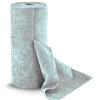 Generico Rotolo panni in microfibra strappabile riutilizzabile lavabile senza pelucchi per pulizia auto casa e cucina 30 strofinacci 30x30 cm per rotolo (Grigio)