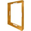 Muralscape Cornice galleggiante per dipinti su tela da 60 x 60 cm / 24x24in, con | Cornice in metallo fai da te da appendere a parete verticale o orizzontale, galleggiante per stampe su tela