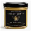 Bisou Candles Candela al 100% cera d'api color ambra miele - Candela artigianale | Fragranza calda al miele e ambra