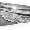 Runa Art Quadri Moderni Tramonto Spiaggia Tela Non Tessuta Soggiorno Corridoio Panorama Nero Bianco 023712c