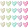 FVBKCOT 20 Pcs Magneti Frigorifero a Cuore Colorati, Calamite Decorative 3D in Resina, Bellissime Calamite Decorative, per Frigo, Lavagna, Foto, Ufficio, Cucina, Scuola