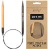 Knitter's Pride Ferro Circolare Fisso Day & Nite 80cm - 5,50 mm | Punte affusolate, cavo girevole a 360°, leggero, liscio, contrasto cromatico, ideale per lavori di medie dimensioni.