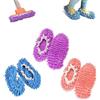 Labbe 3 paia di Pulire i Pantofole Multi Funzione Ciniglia Fibra Dust mop pantofole, per la pulizia della polvere per la pulizia della casa, 3 colori