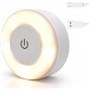 Lumoia Luce notturna a LED ricaricabile, luce notturna magnetica, dimmerabile, senza fili, con 3 modalità di colore, portatile, per camera da letto, asilo nido, corridoio, armadio e credenza della cucina