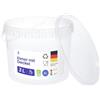 BenBow Secchio con coperchio 3l trasparente 20x 3 litri - sicuro per gli alimenti, stabile, ermetico - secchio di plastica con manico - vuoto
