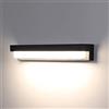 YOHAYO Lampade Solari da Esterno con Sensore di Movimento 3 Modalità Radar Luci Solari da Giardino con Telecomando Lampada da Parete Dimmerabile Impermeabile IP65 Bianco Caldo