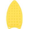 PATIKIL Base in Silicone per Ferro, Base Multiuso Resistente al Calore per Tavola da Stiro, Piastra Protettiva Resistente al Vapore, Compatta, Gialla