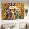 IHHGNB Stampe su tela da parete Gustav Klimt Sleeping, decorazioni murali vivaci per soggiorno, camera da letto, cucina, casa (60x80 cm/senza cornice)
