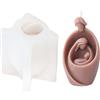 KANGQL Stampi per candele, presepe per candele, nascita di Gesù, stampo in silicone per candele fatte a mano, stampo per sapone, cioccolato, caramelle, decorazione torte