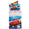 Caleffi Completo Lenzuola Singolo Disney Saetta Mcqueen Cars 100% Cotone - Set Letto Bambini con Lenzuolo Sotto Angoli 90x200+25, Sopra 155x280 e Federa Double Face 50x80 cm