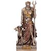 Nemesis Now Ade Dio degli Inferi (Mini) 9 cm - Mitologia greca robusta statuetta in resina con Cerbero, statua classica in bronzo da collezione
