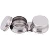 HDouii Posacenere in acciaio inox con tappo a vite e clip, contenitore dell'olio per pittura acrilica o olio, pallet e pallet tazze, pittura, artigianato