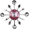 Timelike Orologio da parete, 45,7 cm metallo utensili da cucina posate cucchiaio forchetta orologio da parete creativo moderno Home Decor orologio da parete stile antico Scarpette a strappo