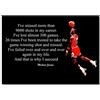 BBPosters Poster di Basket Ispirazionale Michael Jordan #1 A3 Senza Cornice, Cit. Sportiva, Giocatore, Nero e Bianco, Motivazione, Foto, Successo