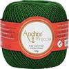 Anchor Freccia - Gomitolo di filo da uncinetto, 100% cotone, spessore 12, Cotone, 00322 verde., Verde