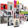 Giallobus - 5 Multi pannello Art Board - Banksy - Banksy Collage - Legno Mdf - 140x100