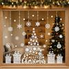 Netnology Adesivi Natalizi per Finestre in PVC, 125 Pezzi | Vetrofanie Natale in PVC tra cui Fiocco di Neve Albero di Natale Regali, Vetrofanie Natalizie per Natale Decorazioni Casa