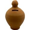 Generico Salvadanaio in Terracotta, Altezza 20 cm, Design Tradizionale