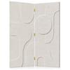 RIIMARE - Paravento da Interno, Separe Divisorio, Monofacciale Ivory Peonies