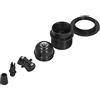 Tbest Portalampada E27 4A R PPA Portalampada in Plastica con Clip per Cavo AC85-265V Nero