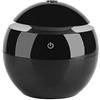 Tiiyee Humidifier, Wood Grain Air Purifier Ultrasonic Cool Mist Humidifier USB Colorful LED Touch Aromatherapy Essential Oil Diffuser 130mL Mini Super Quiet Car Essential Oil Diffuser(Nero)