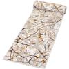 Mazovia Tappeto Passatoia Corridoio 80x300cm Crema Astratto Glamour | Tappeto Passatoia per Cucina Lavanderia Camera da Letto Beige Facile da Pulire Resistente Ai Detergenti Venduto al Metro