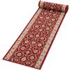 Mazovia Tappeto Passatoia Corridoio 70x400cm Rosso Classico Tradizionale | Tappeto Passatoia per Cucina Lavanderia Camera da Letto Facile da Pulire Resistente Ai Detergenti Morbido Venduto al Metro
