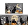 JynxtoyZeal Set di 2 Tappetini da Cucina per Halloween,per Lavello, Lavanderia, Bagno