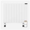 Mellerware Radiatore Elettrico a Basso Consumo 2000W, WiFi, 20m² | Radiatore elettrico WiFi da 2000 W per 30 m², programmabile 7/7, modalità ECO e antigelo, rilevamento finestra aperta.