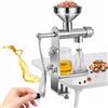 Zertylre Spremiolio manuale, spremitura a freddo, olio per arachidi, sesamo, semi di lino e colza per pressatura fisica e pressatura continua, trattore di olio in acciaio inox