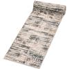 Mazovia Tappeto Passatoia Corridoio 60x300cm Crema Antracite Astratto | Tappeto Passatoia per Cucina Lavanderia Camera da Letto Beige Facile da Pulire Resistente Ai Detergenti Venduto al Metro
