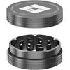 CALIFORNIA'S CHOICE Grinder Compton in alluminio in 2 pezzi, alluminio di qualità aerospaziale, 2 pezzi (grigio)