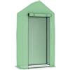 Generic Serra da Giardino con Struttura in Acciaio Zincato, 100x50x190 cm, Verde | Tessuto PE 140g/m², porta 64x140 cm, facile montaggio, uso hobbistico