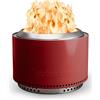 Solo Stove Braciere Senza Fumo Yukon con Supporto 2.0 | Caminetto trasportabile, Combustione della legna, Cassetto per la cenere rimovibile, Acciaio inossidabile, 50,5 x 68,5 cm, 20 kg, Gelso