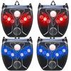 funfunfly 4X Repellente per Animali a Energia Solare,Respinge e Allontana Cani - Gatti, Topi, Ratti, Animali Selvatici,Scaccia Animali,Dissuasore con Luce Flash a LED