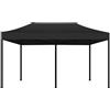 FRANKYSTAR Kebon Tenda/Gazebo per Giardino 3X4,5 e 3x6 Impermeabile Pieghevole Per Fiere Mercati (3x6, Nero)